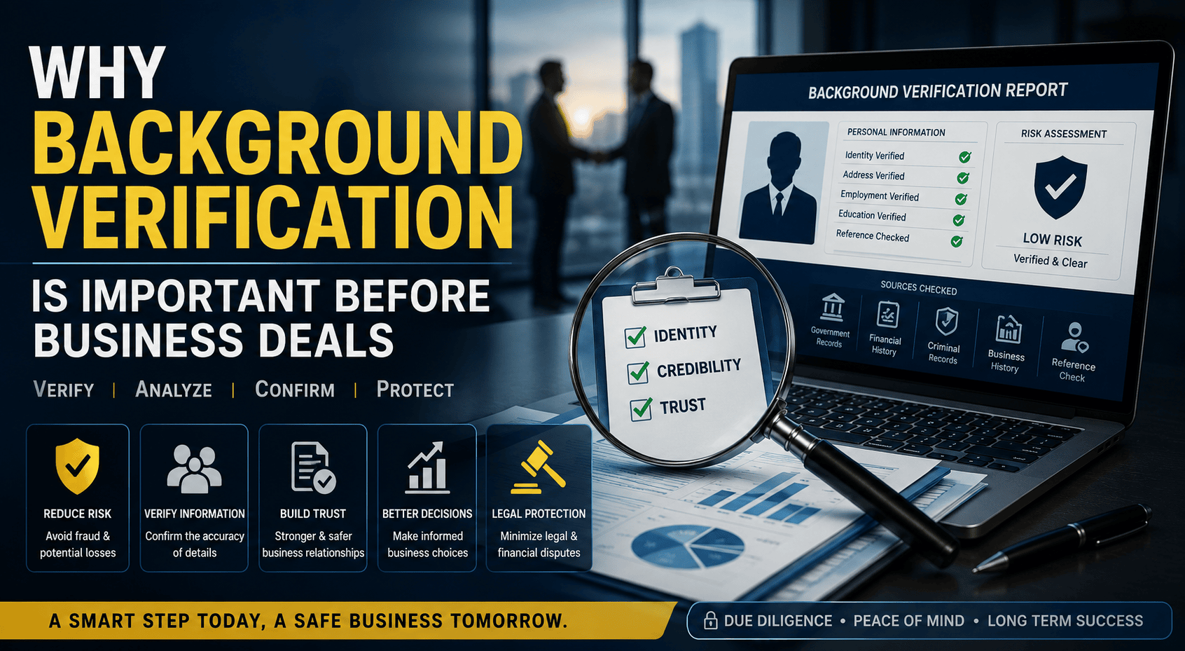 Why Background Verification Is Important Before Business Deals